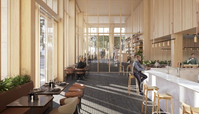Restaurant: Bureaux Paris 12 - Immeuble bas carbone Messager